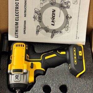 Cordless Impact Wrench 1/2 inch Compatible with Dewalt Battery, 370FT-LBS (500N.